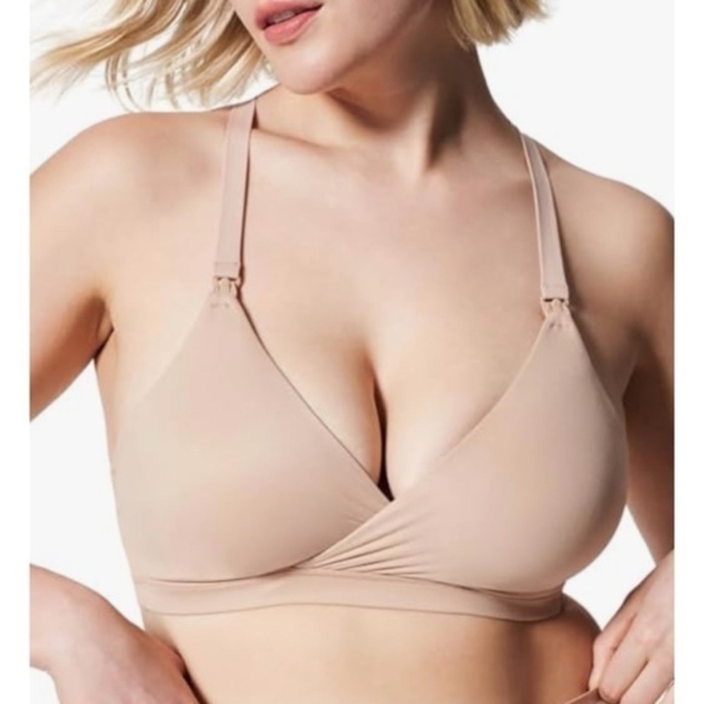 SPANX BRALLELUJAH Mama Nursing Comfort Pullover Stretch Maternity Comfy Cozy Bra
